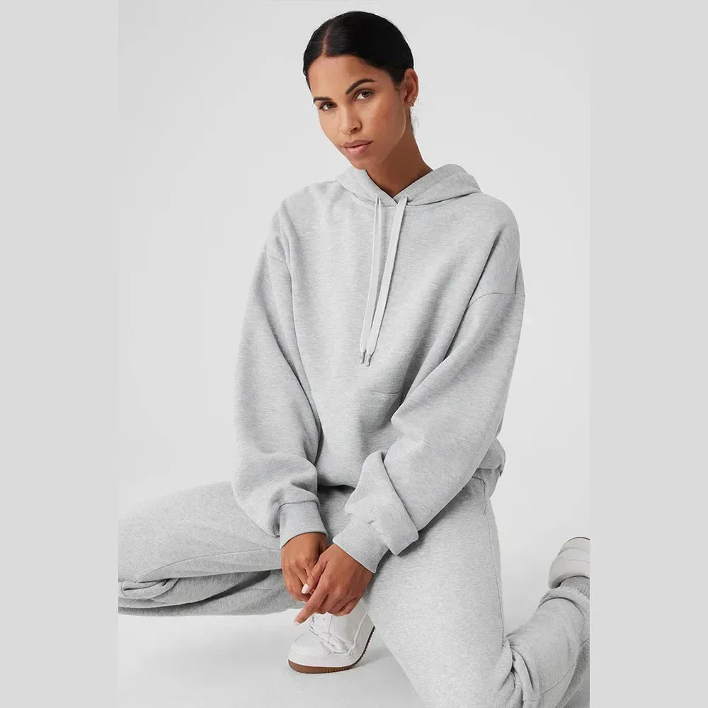 LO Cotton Loose Yoga Hoodie