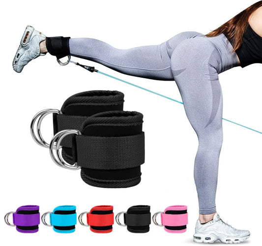 Cable Ankle Straps – Double D-Ring Ankle Cuffs for Glutes, Legs & Strength Training | Elodie Active Wear