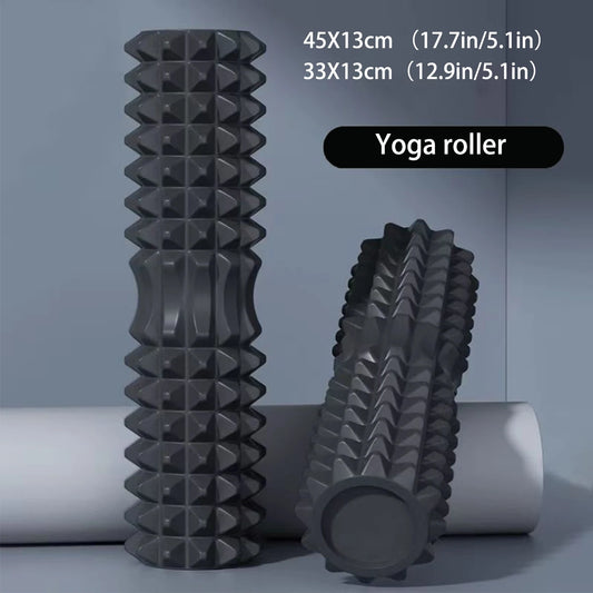 45cm Yoga Foam Roller Set – Muscle Massage Block, Pilates & Fitness Recovery Tool