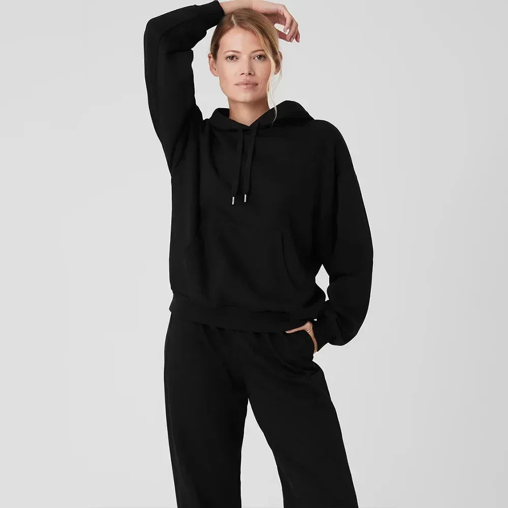 LO Cotton Loose Yoga Hoodie