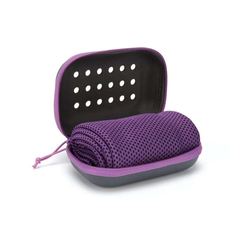 Elodie Active Wear – EVA Boxed Cooling Fitness Towel | Instant Dry, Absorbent, Cold Sports Towel for Gym & Outdoor Training