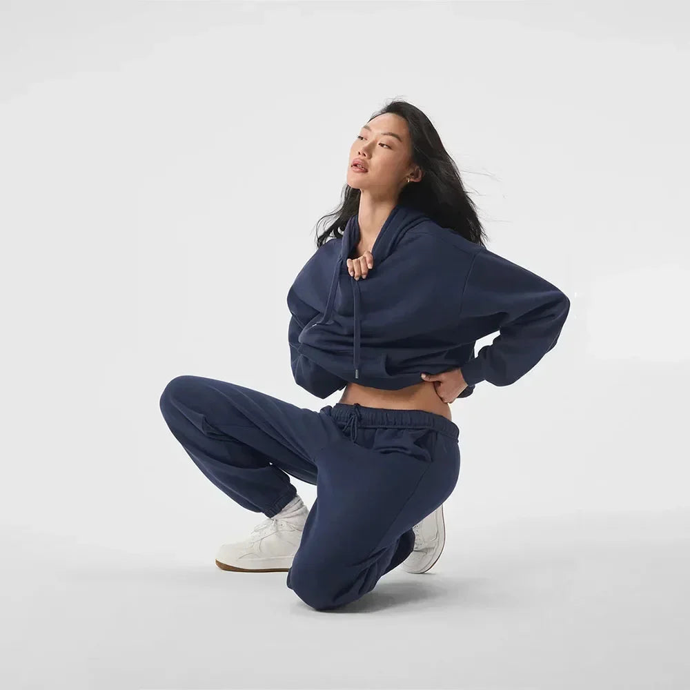 LO Cotton Loose Yoga Hoodie