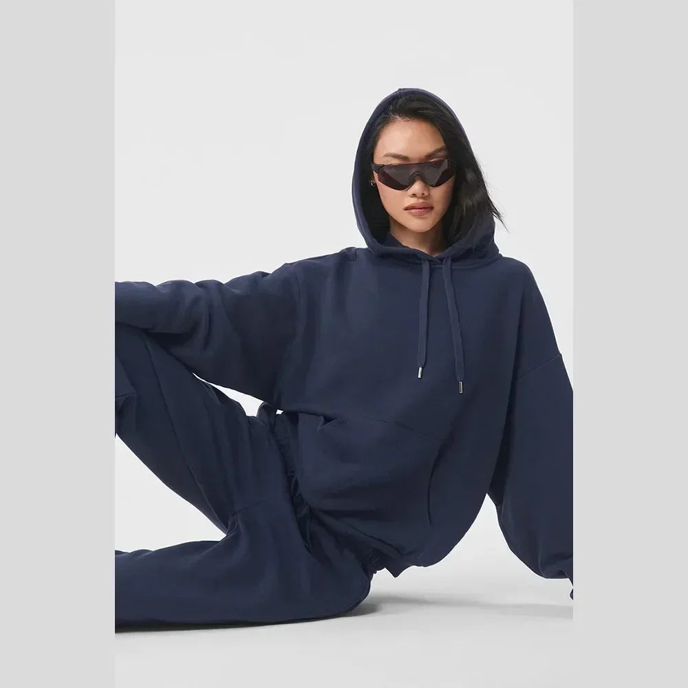 LO Cotton Loose Yoga Hoodie