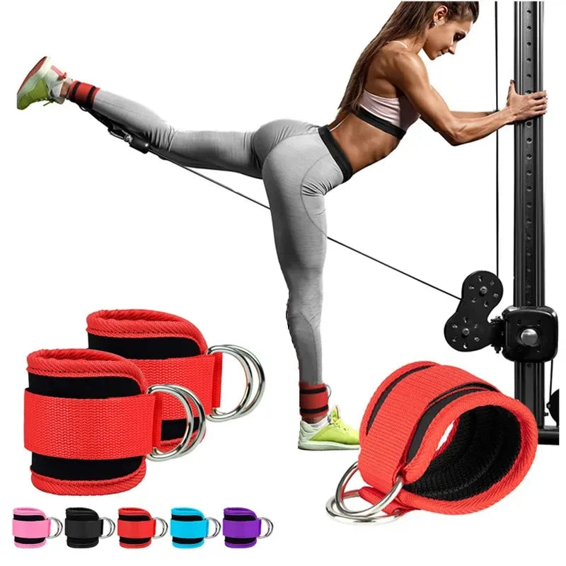 Cable Ankle Straps – Double D-Ring Ankle Cuffs for Glutes, Legs & Strength Training | Elodie Active Wear